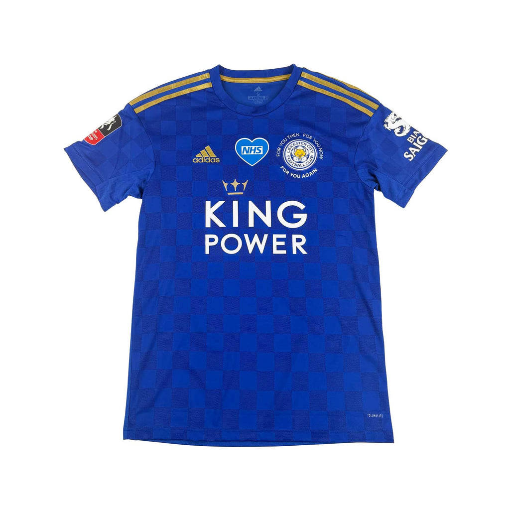 LEICESTER CITY 2019/20 HOME SHIRT - MATCHWORN/SIGNED #8 TIELEMANS