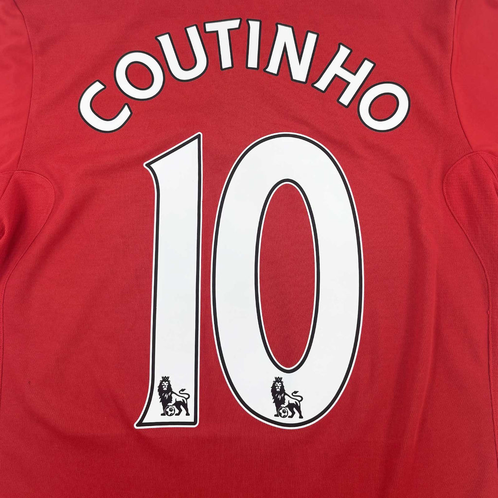 LIVERPOOL FC 2012/13 HOME SHIRT - #10 COUTINHO