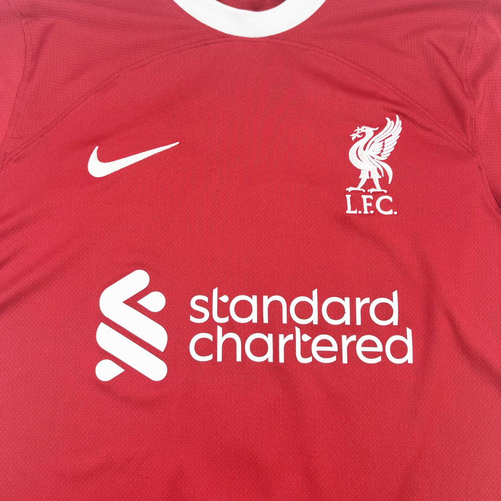 LIVERPOOL FC 2023/24 HOME SHIRT - #4 VAN DIJK (SIZE M)