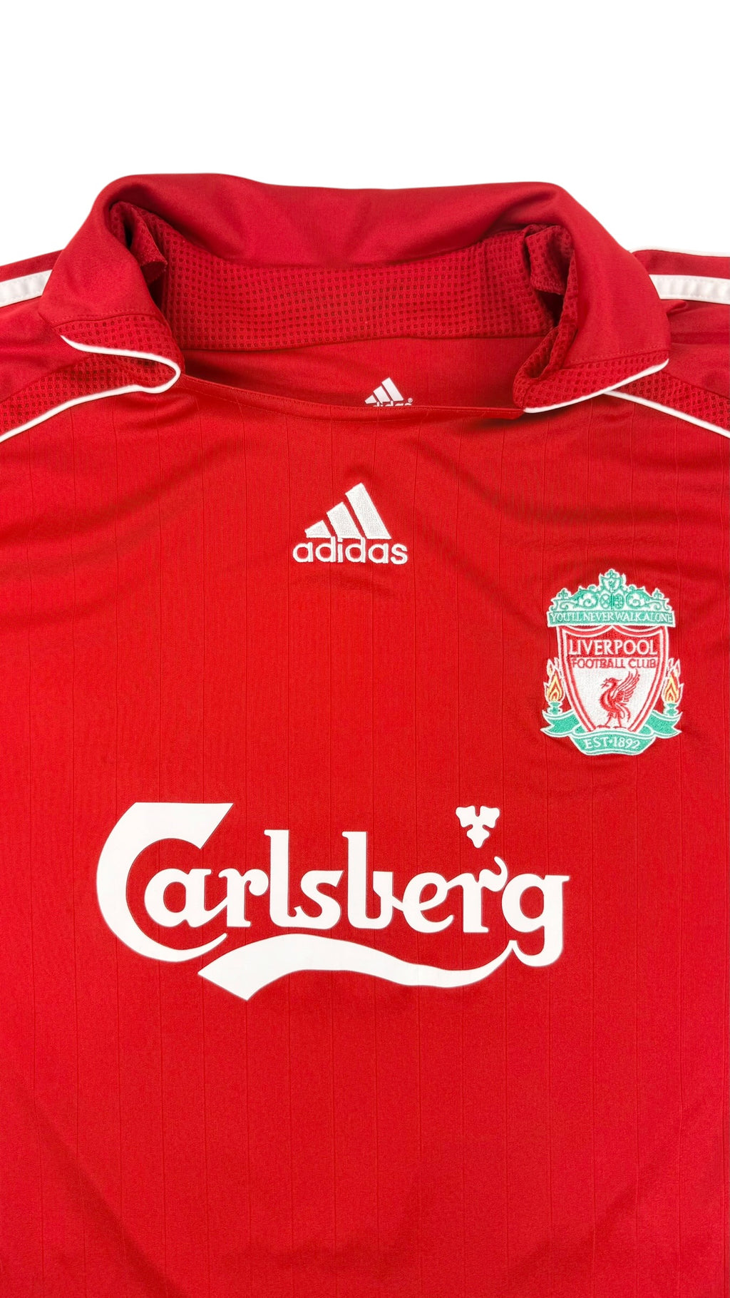 LIVERPOOL 2006/08 HOME SHIRT - #14 XABI ALONSO (SIZE XL)