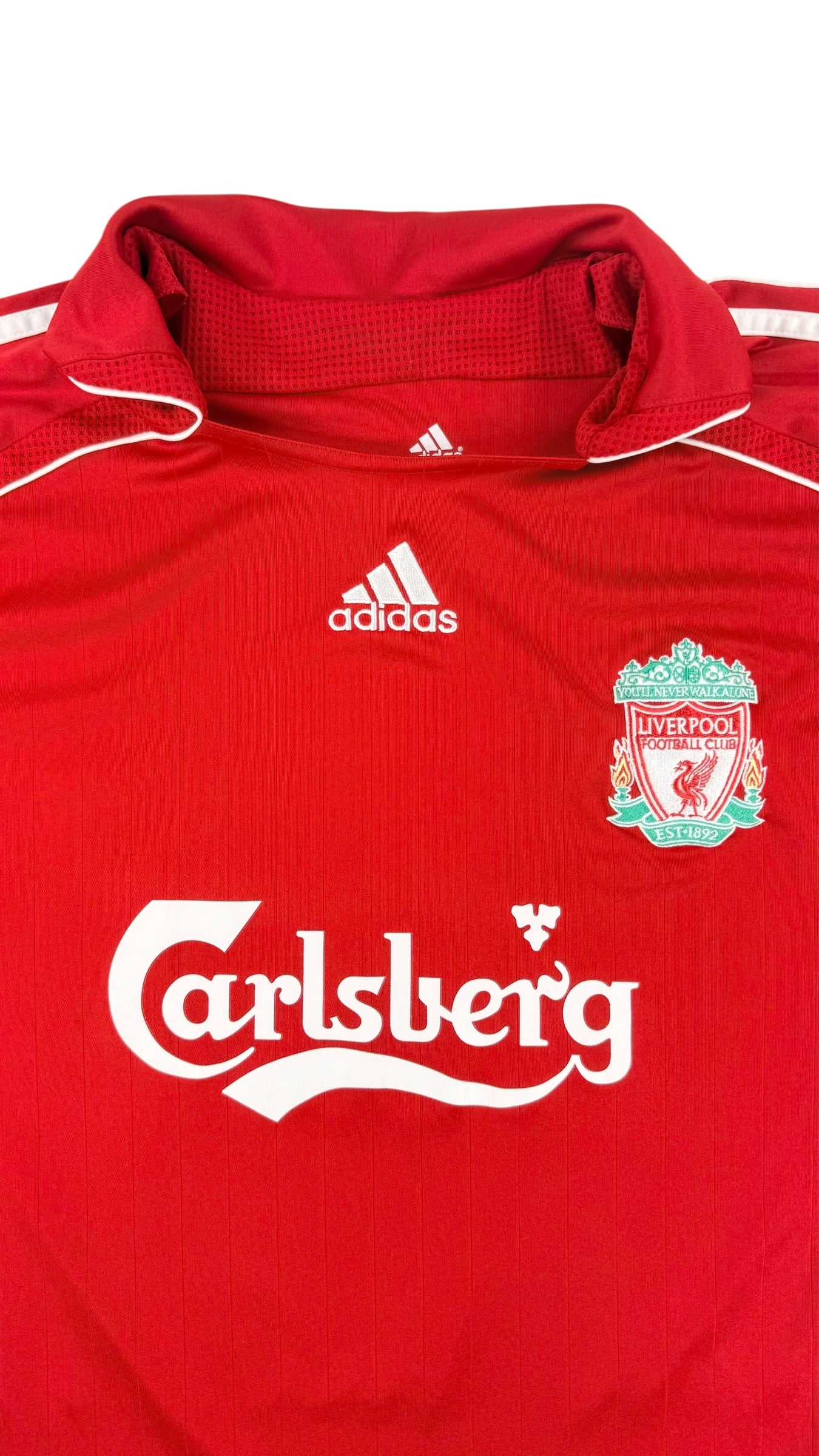 LIVERPOOL 2006/08 HOME SHIRT - #14 XABI ALONSO (SIZE XL)