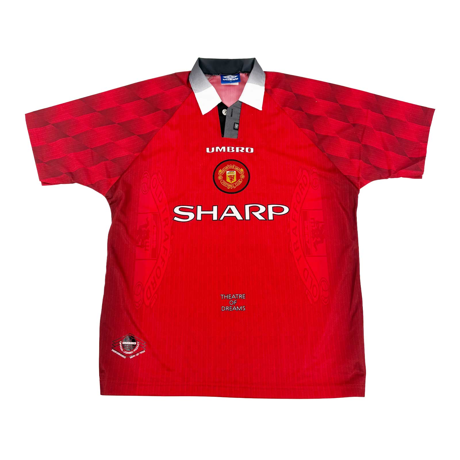 MANCHESTER UNITED 1996/98 HOME SHIRT - #10 BECKHAM