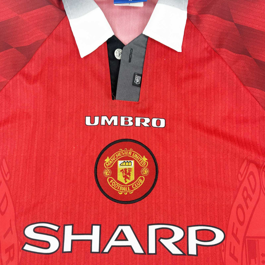 MANCHESTER UNITED 1996/98 HOME SHIRT - #10 BECKHAM