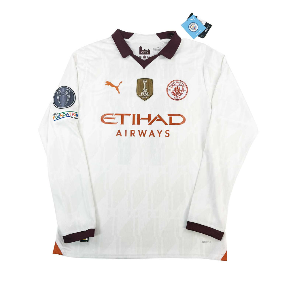 MANCHESTER CITY 2023/24 AWAY SHIRT - #17 DE BRUYNE