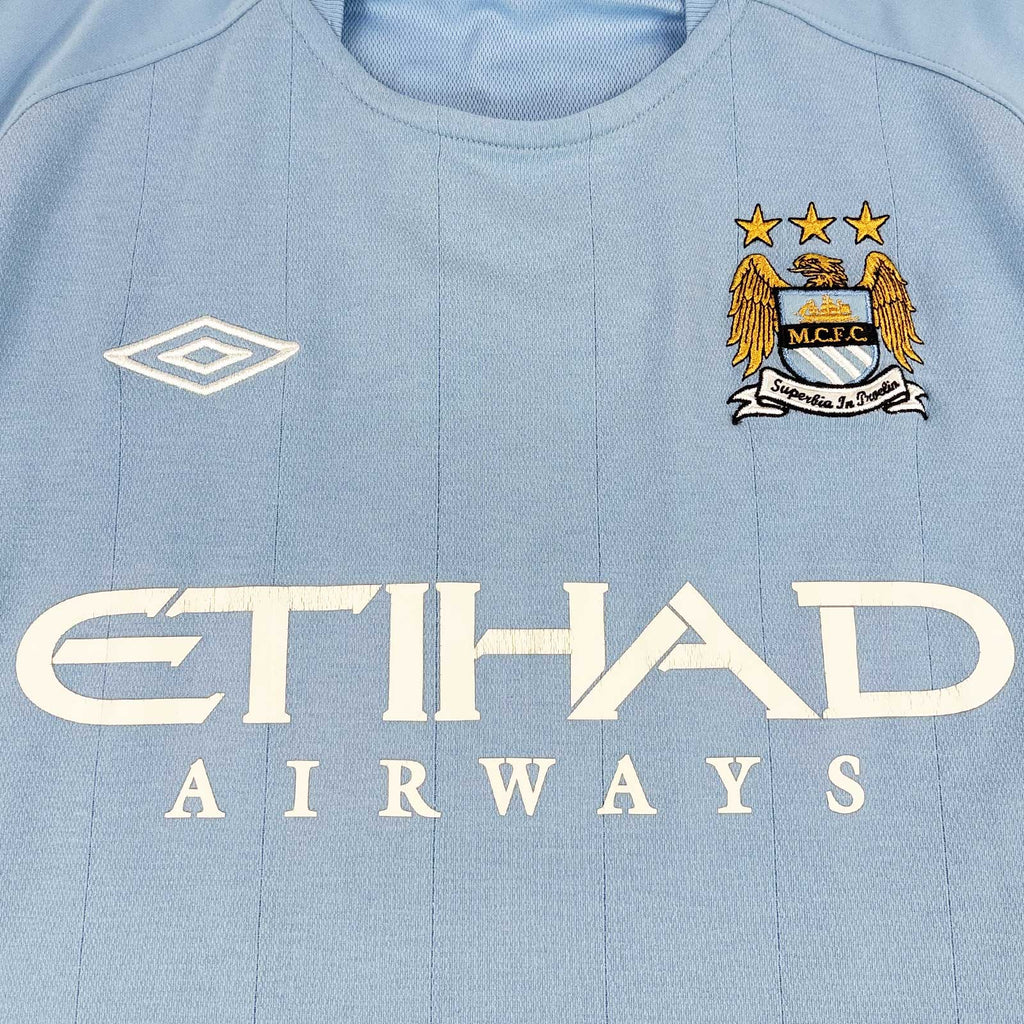 MANCHESTER CITY 2010/11 HOME SHIRT - #38 BOYATA