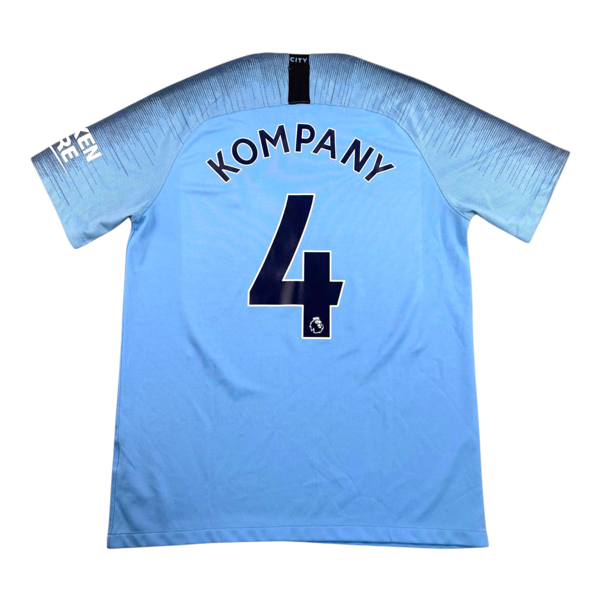 MANCHESTER CITY 2018/19 HOME SHIRT - #4 KOMPANY