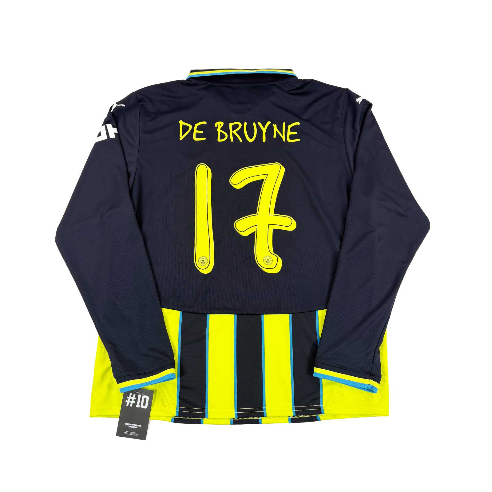 MANCHESTER CITY 2024/25 AWAY SHIRT - #17 DE BRUYNE 