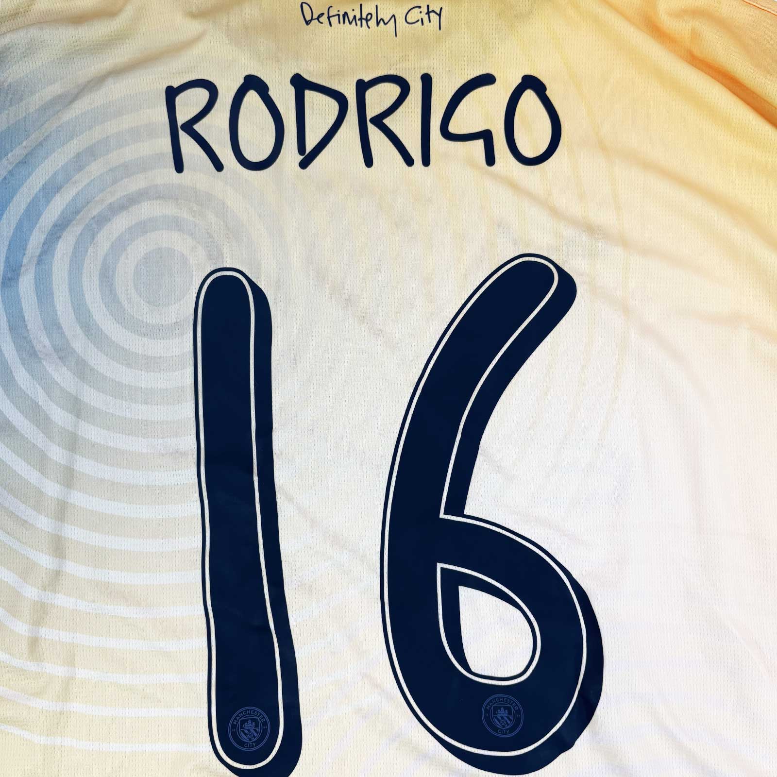 MANCHESTER CITY 2024/25 FOURTH SHIRT - #16 RODRI