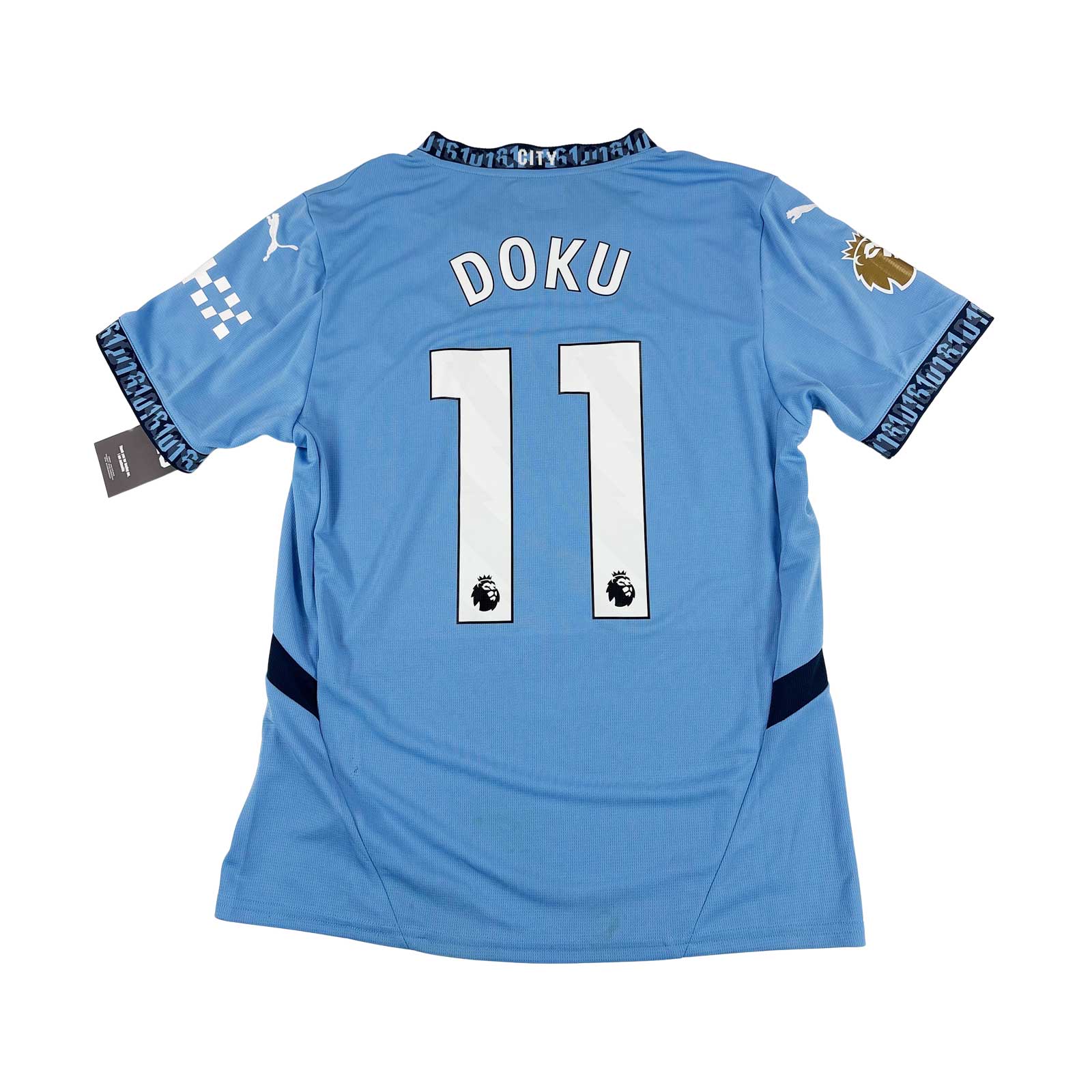 MANCHESTER CITY 2024/25 HOME SHIRT - #11 DOKU 
