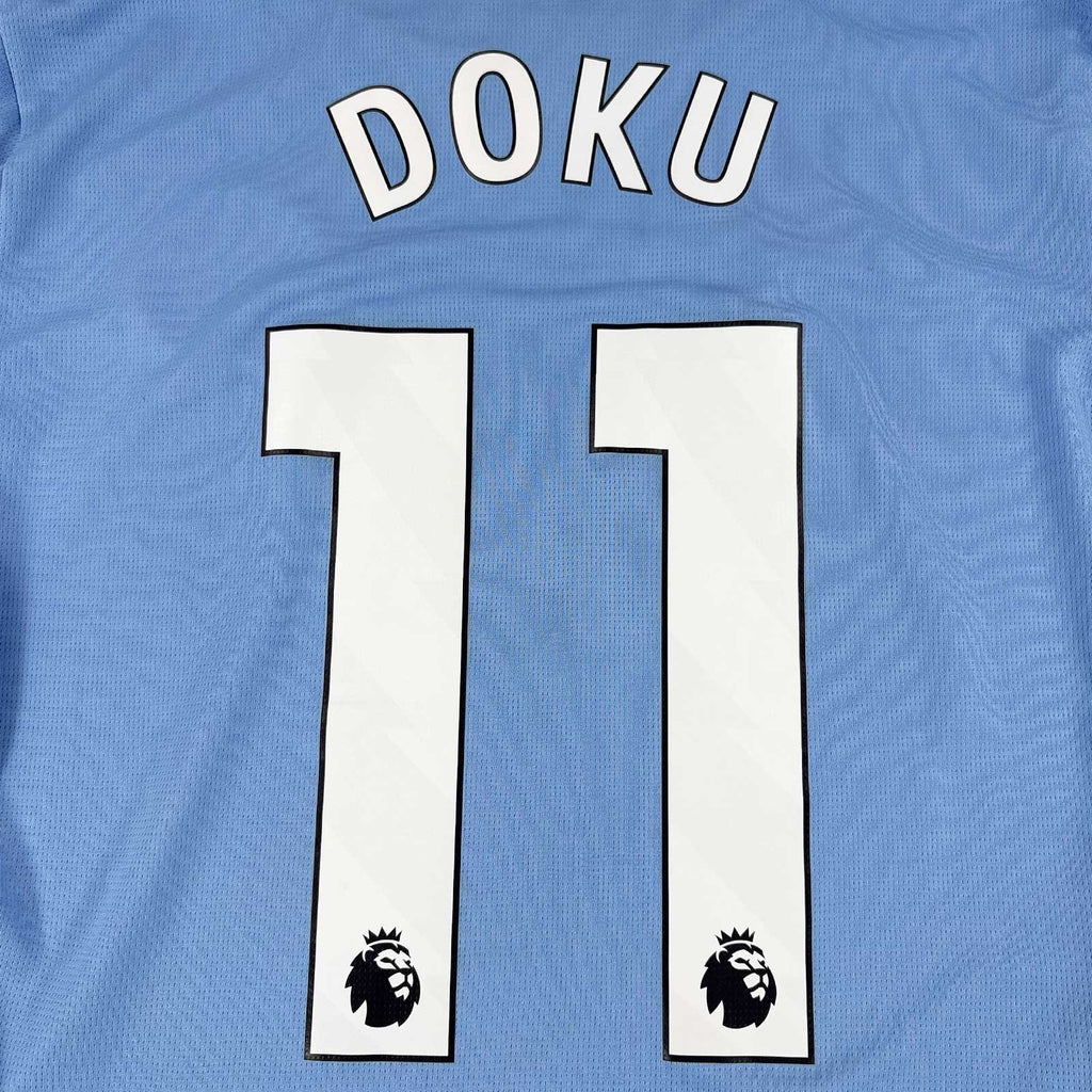 MANCHESTER CITY 2024/25 HOME SHIRT - #11 DOKU 