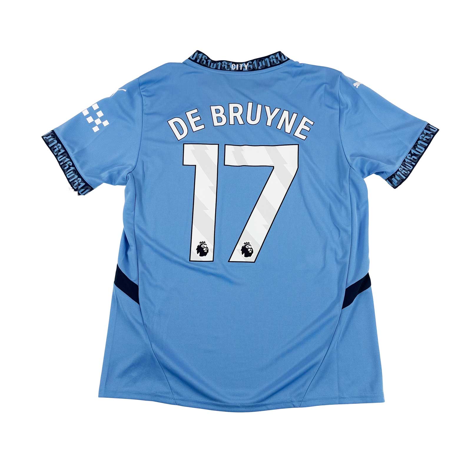 MANCHESTER CITY 2024/25 HOME SHIRT - #17 DE BRUYNE