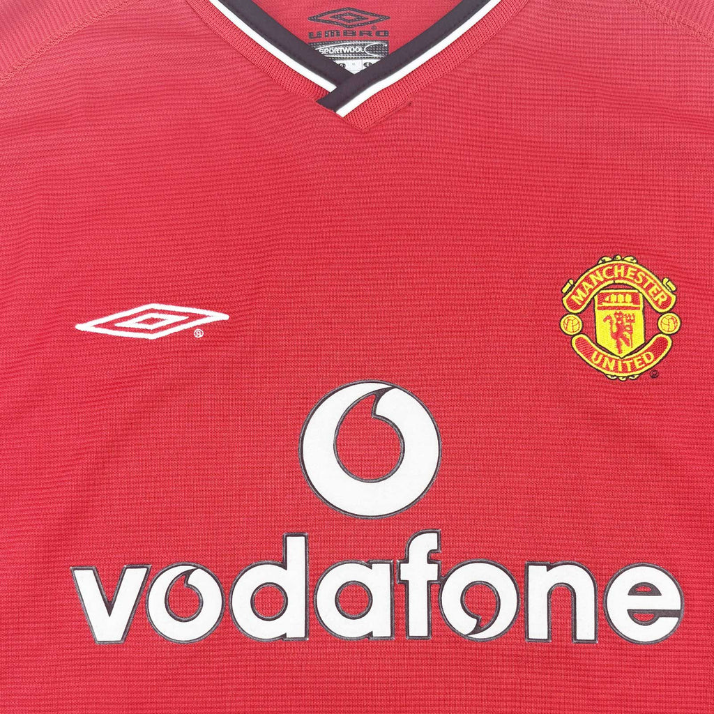 MANCHESTER UNITED 2000/02 HOME SHIRT - #7 BECKHAM