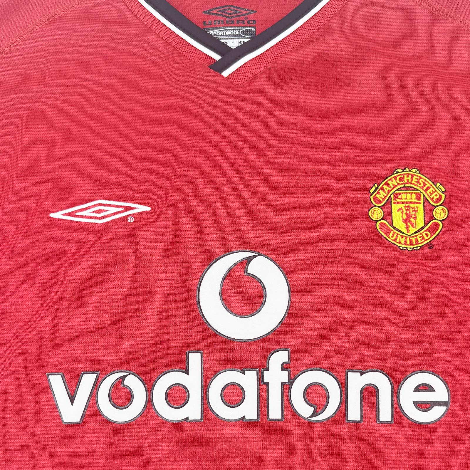 MANCHESTER UNITED 2000/02 HOME SHIRT - #7 BECKHAM
