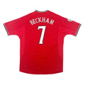 MANCHESTER UNITED 2000/02 HOME SHIRT - #7 BECKHAM