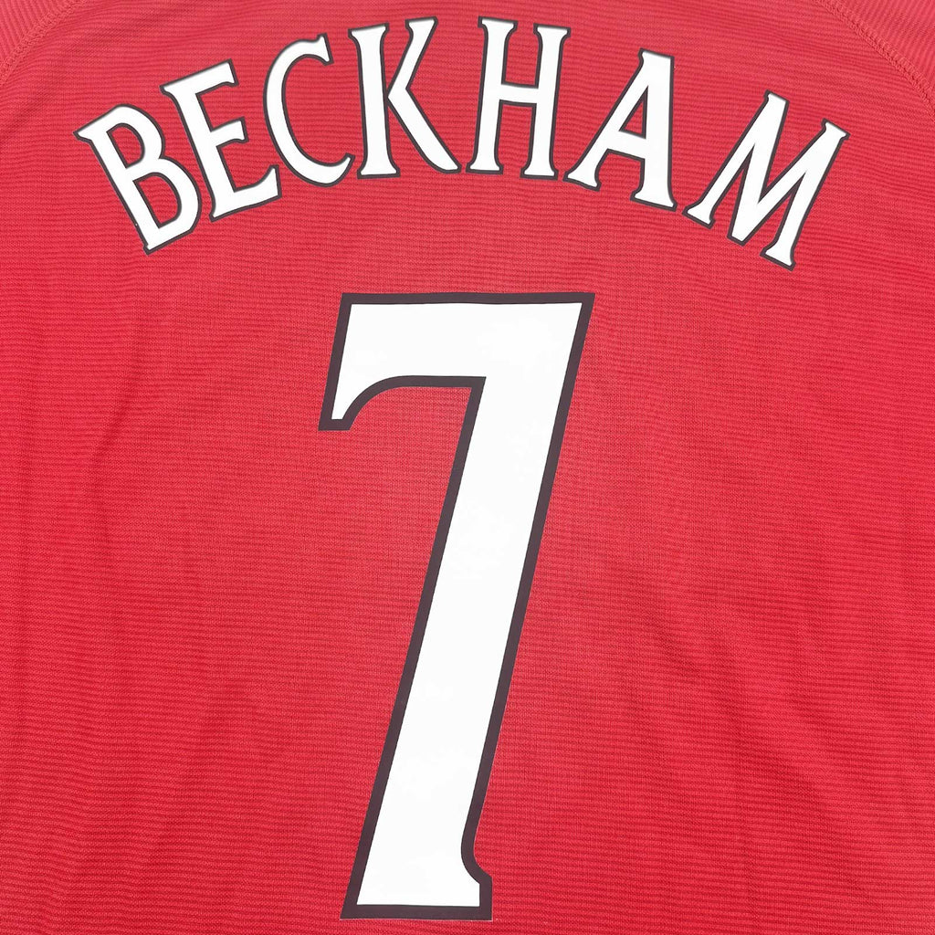 MANCHESTER UNITED 2000/02 HOME SHIRT - #7 BECKHAM
