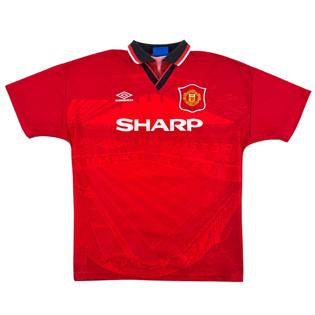 MANCHESTER UNITED 1994/95 HOME SHIRT - #28 BECKHAM
