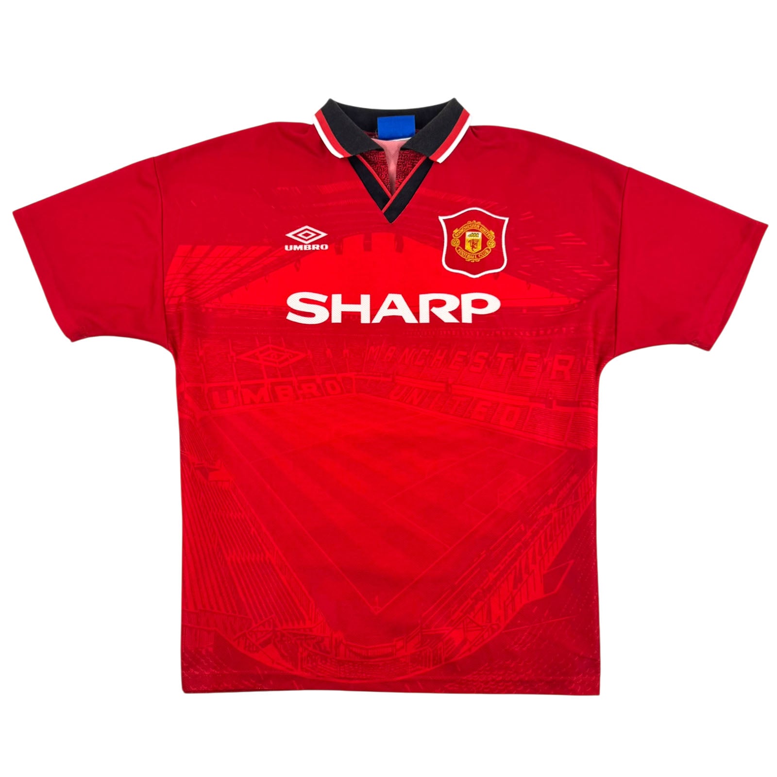 MANCHESTER UNITED 1994/95 HOME SHIRT - #28 BECKHAM