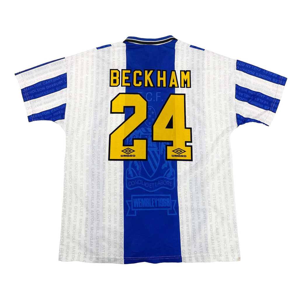 MANCHESTER UNITED 1994/95 THIRD SHIRT - #24 BECKHAM