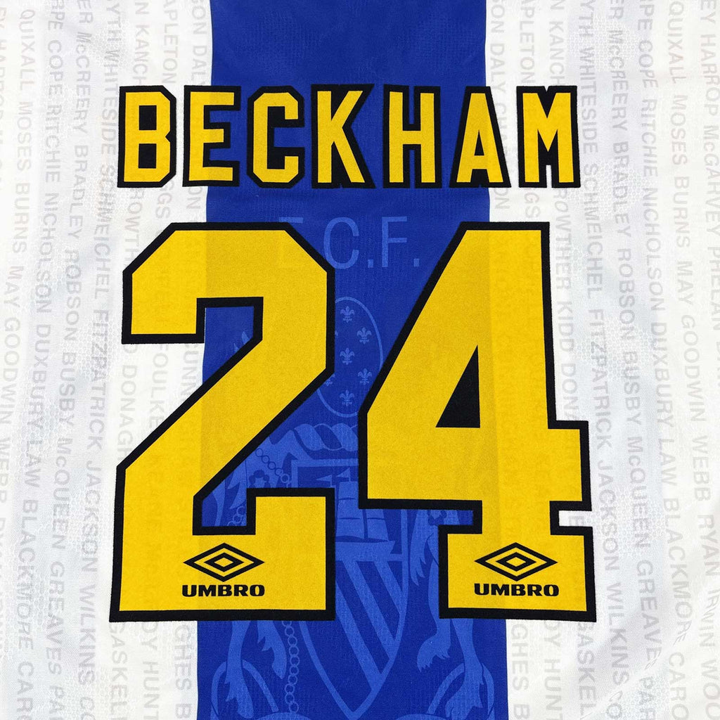 MANCHESTER UNITED 1994/95 THIRD SHIRT - #24 BECKHAM