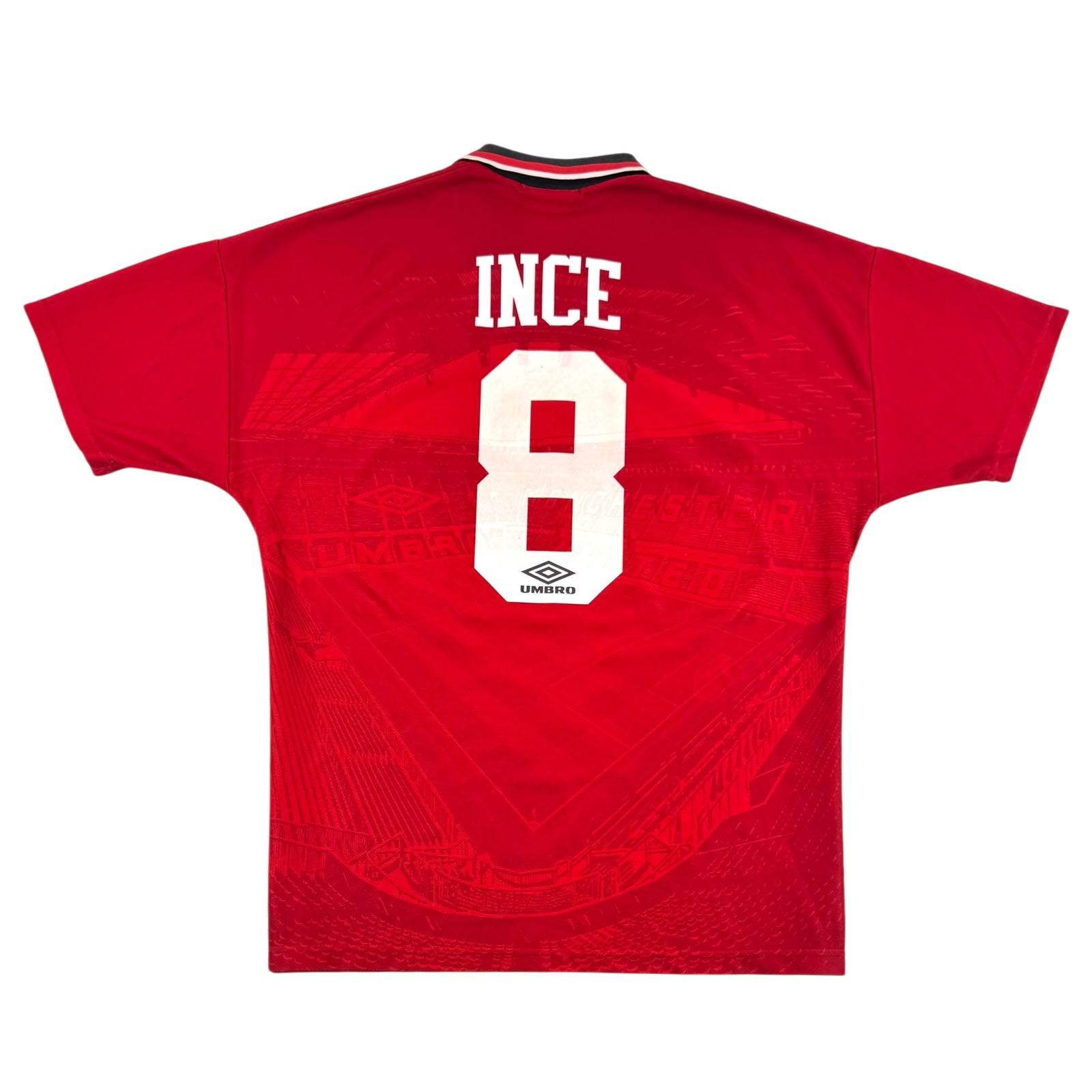 MANCHESTER UNITED 1994/96 HOME SHIRT - #8 INCE 