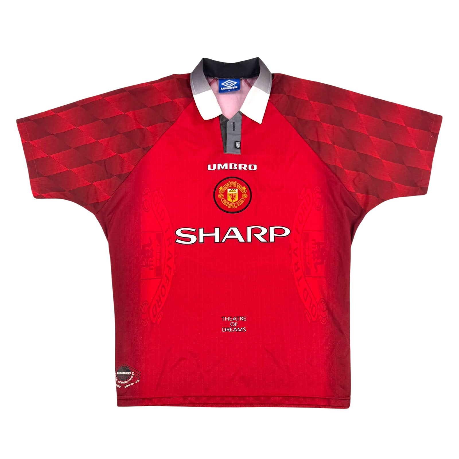 MANCHESTER UNITED 1996/98 HOME SHIRT - #7 CANTONA