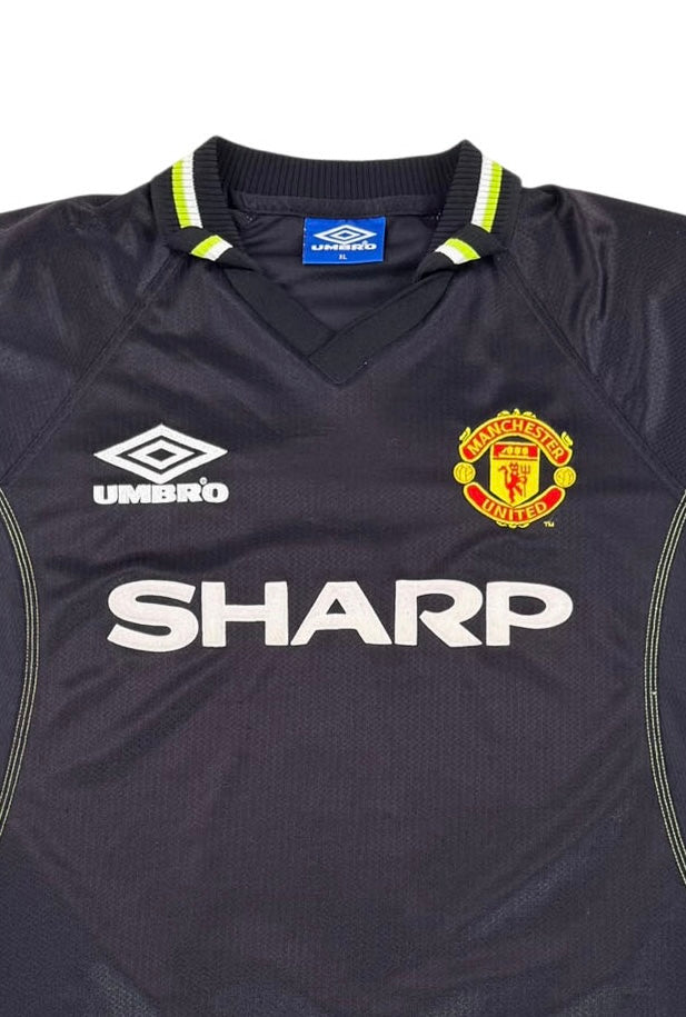 MANCHESTER UNITED 1998 99 THIRD SHIRT 7 BECKHAM Front Detail