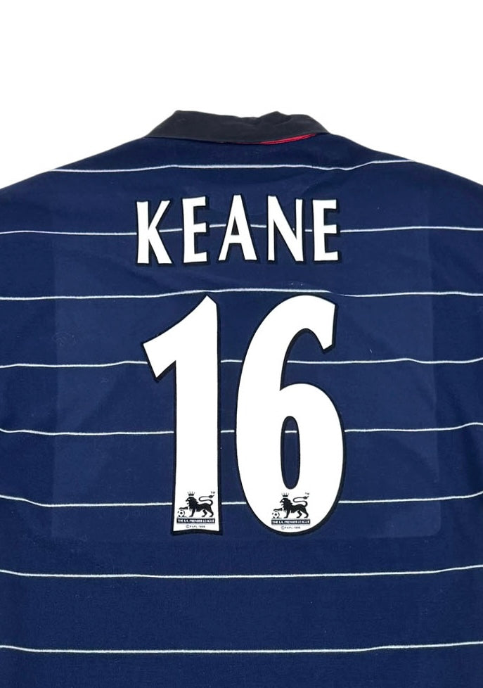 MANCHESTER UNITED 1999 00 AWAY SHIRT 16 KEANE Back Detail