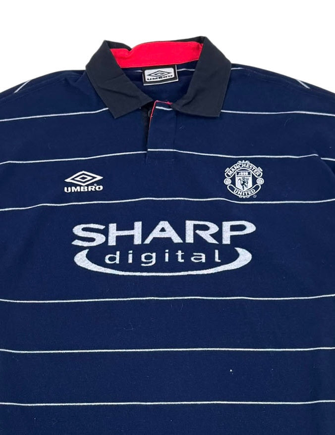 MANCHESTER UNITED 1999 00 AWAY SHIRT 16 KEANE Front Detail