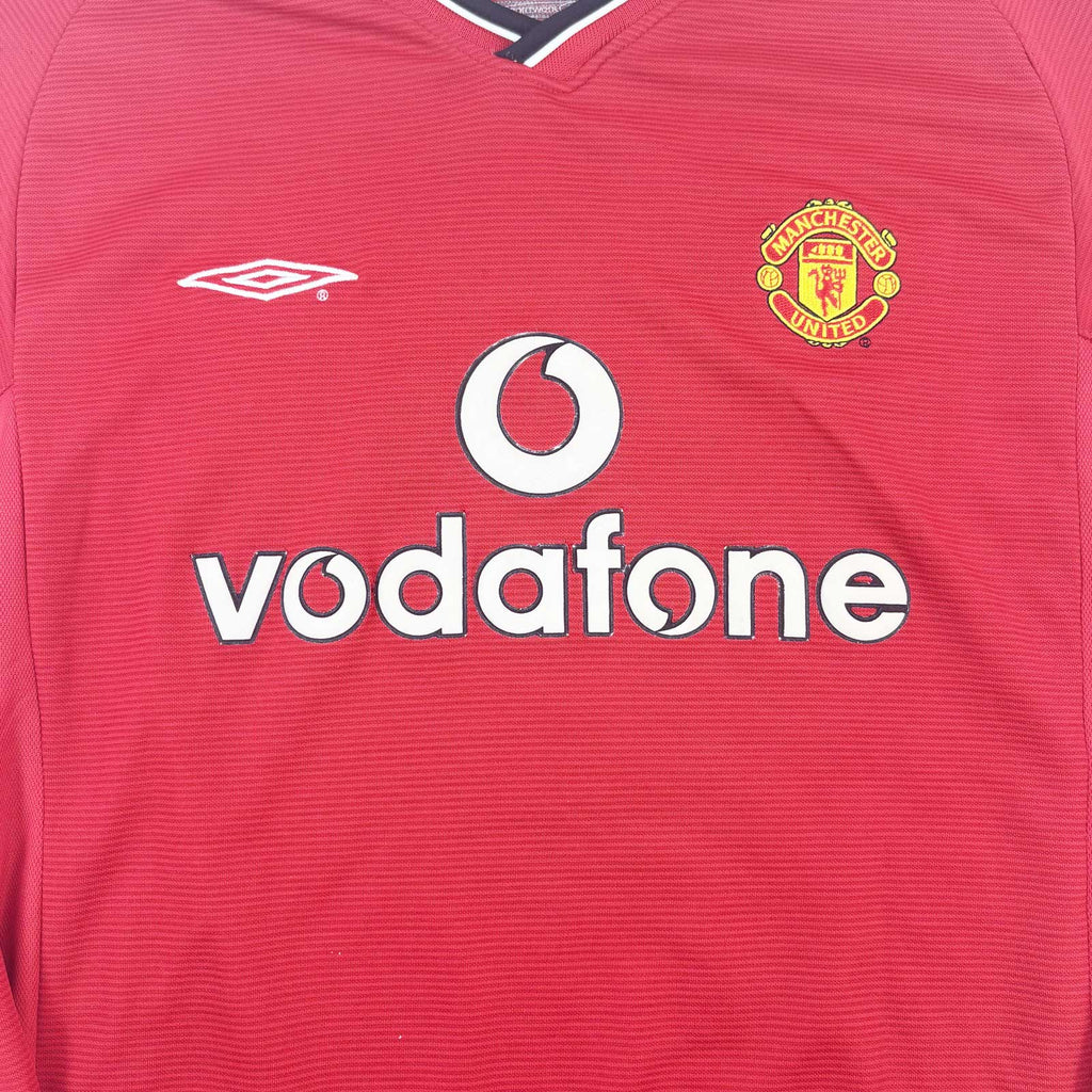 MANCHESTER UNITED 2000/02 HOME SHIRT - #7 BECKHAM