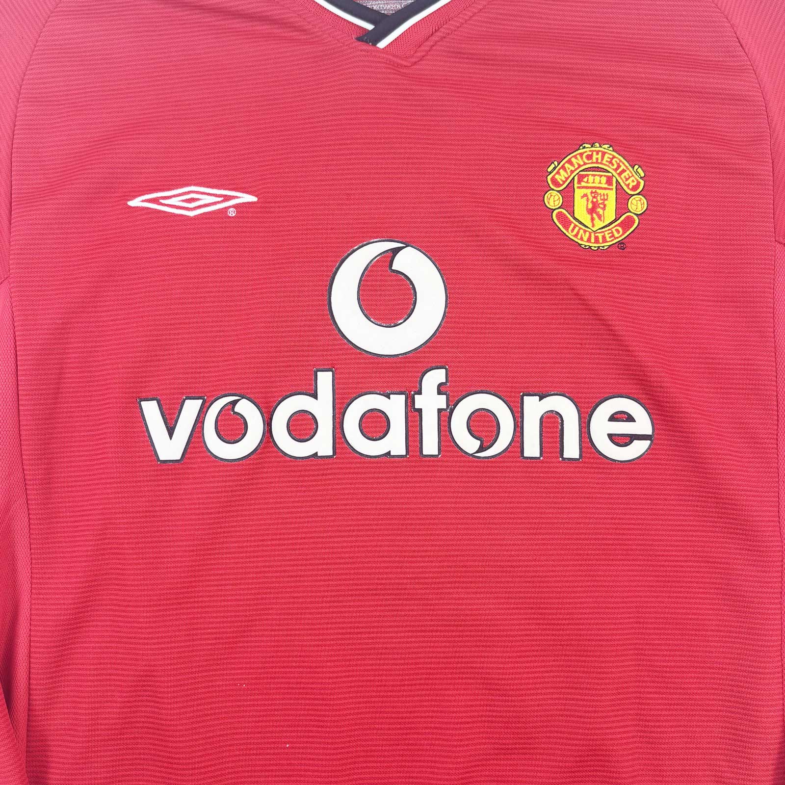MANCHESTER UNITED 2000/02 HOME SHIRT - #7 BECKHAM