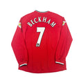 MANCHESTER UNITED 2000/02 HOME SHIRT - #7 BECKHAM