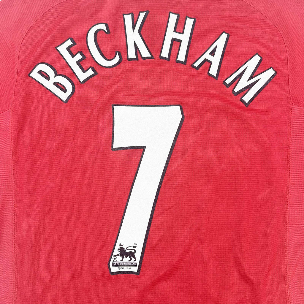 MANCHESTER UNITED 2000/02 HOME SHIRT - #7 BECKHAM