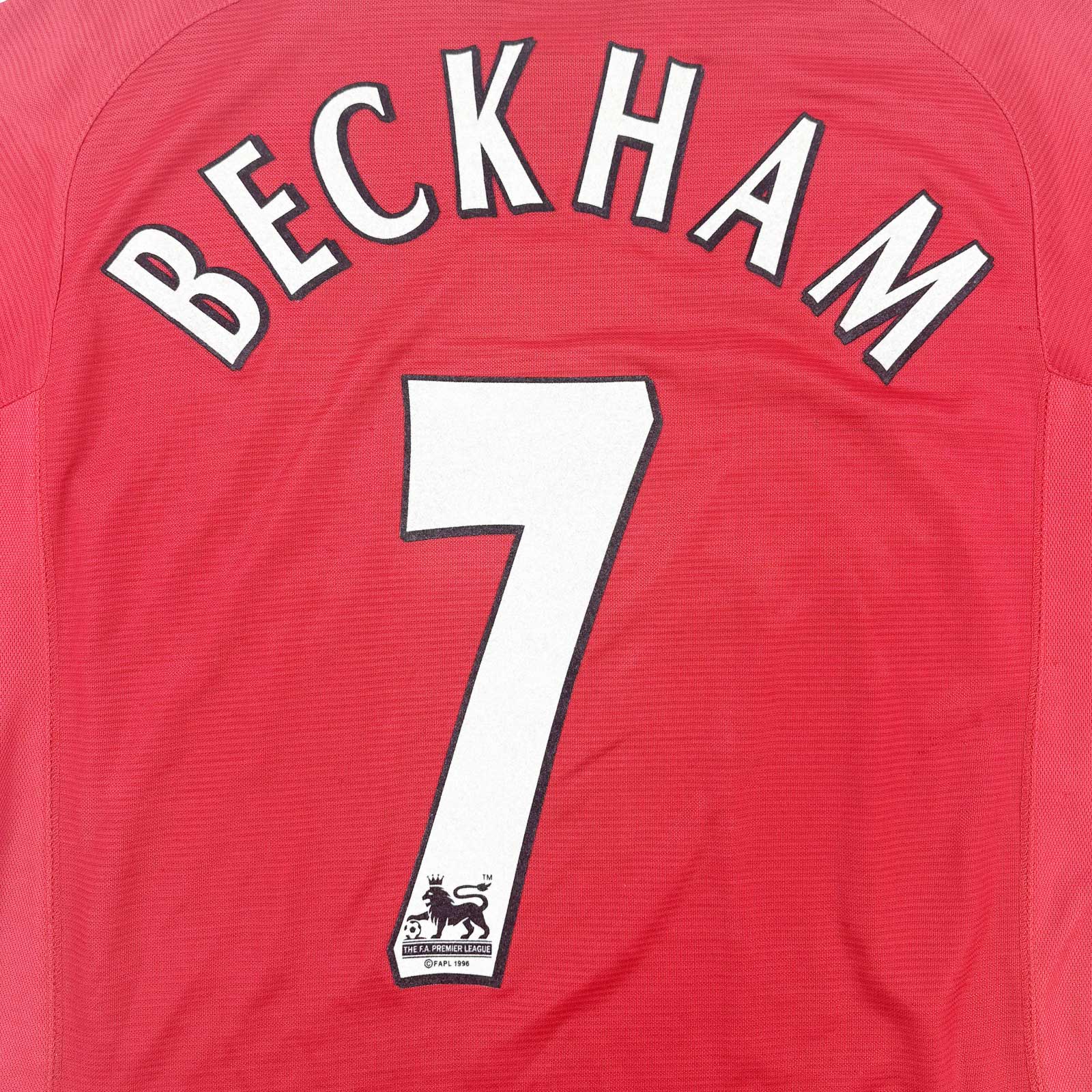 MANCHESTER UNITED 2000/02 HOME SHIRT - #7 BECKHAM