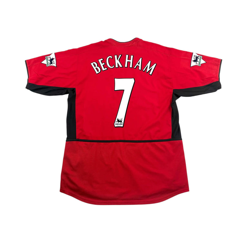 MANCHESTER UNITED 2000/02 HOME SHIRT - #7 BECKHAM 
