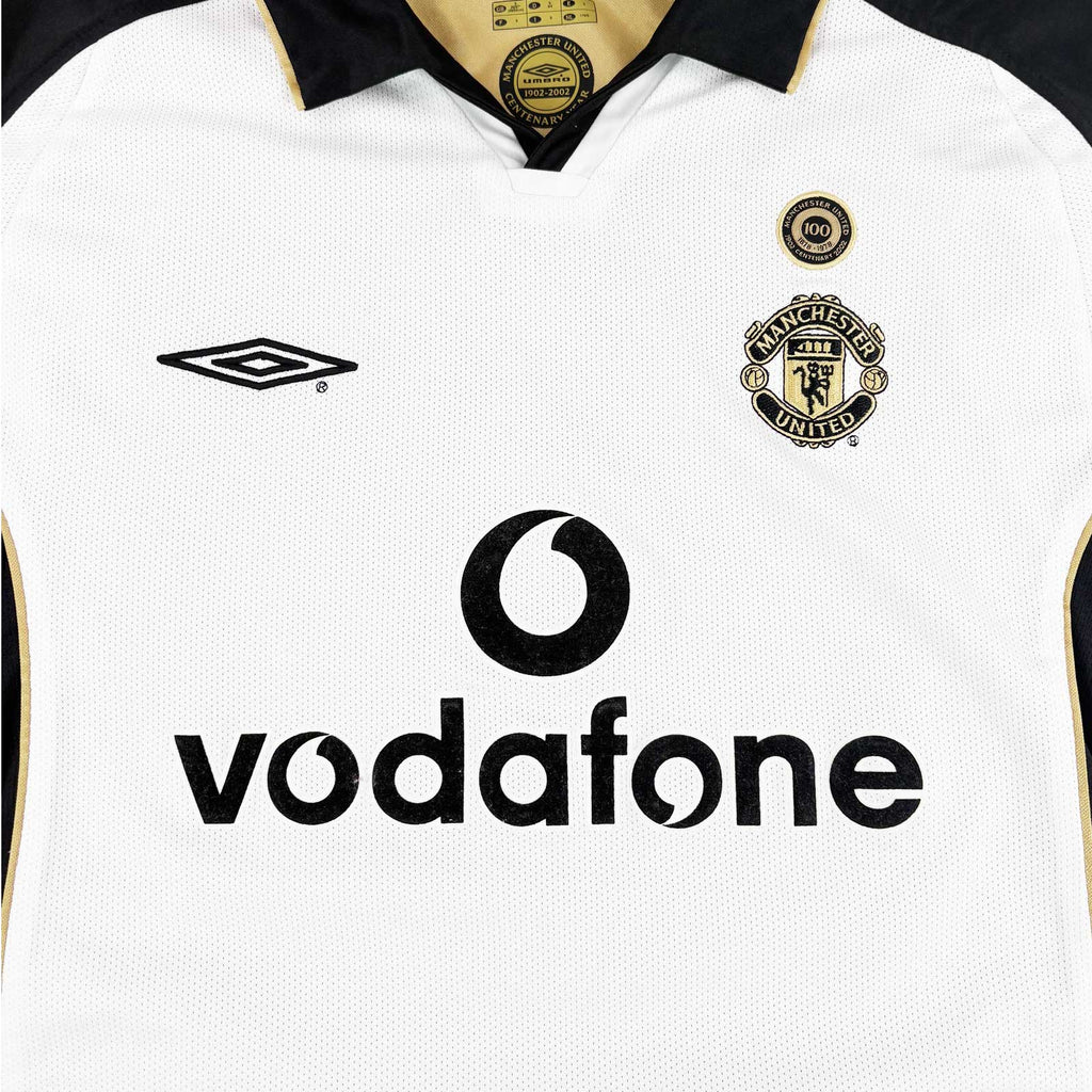 MANCHESTER UNITED 2001/02 AWAY SHIRT - #7 BECKHAM 