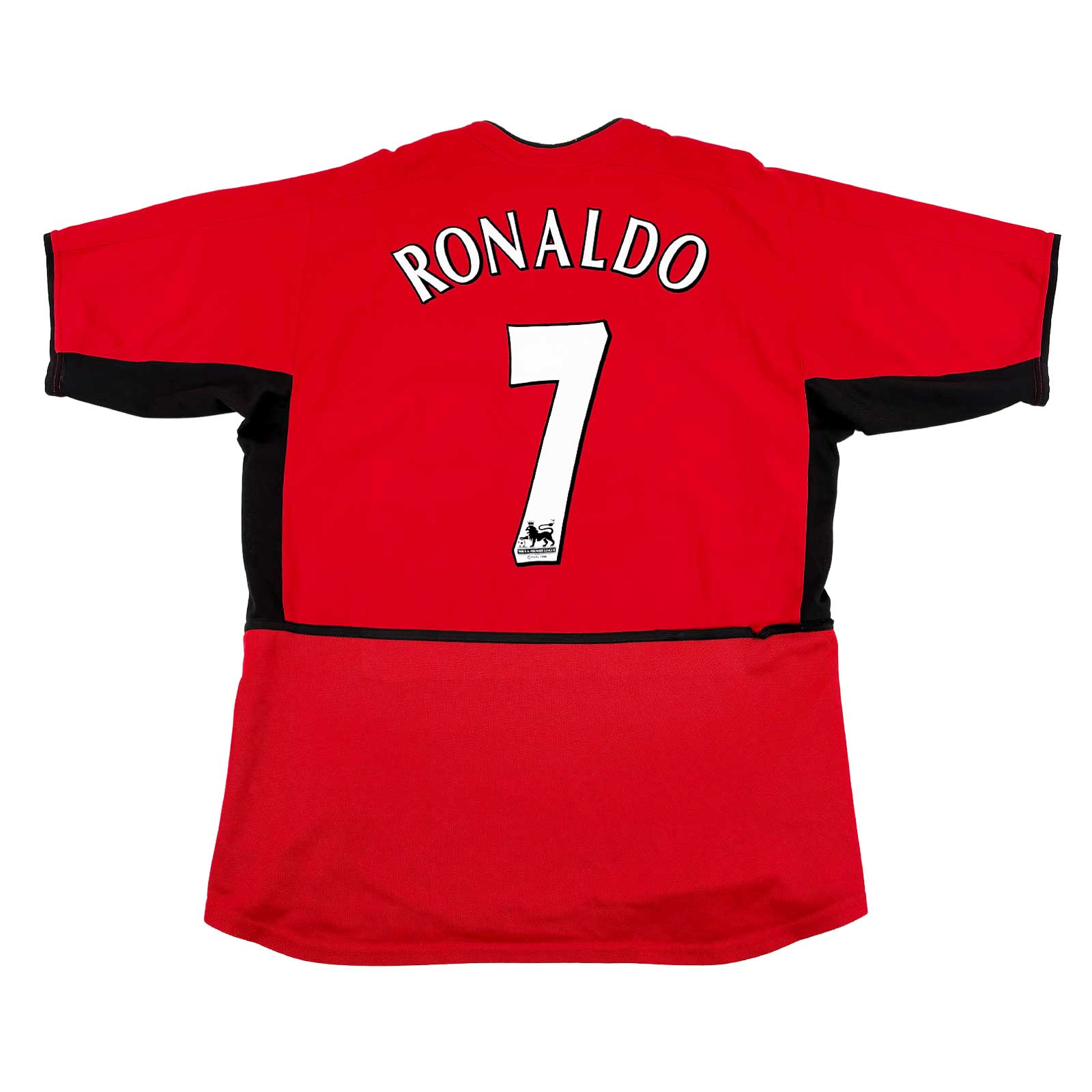 MANCHESTER UNITED 2002/04 HOME SHIRT - #7 RONALDO
