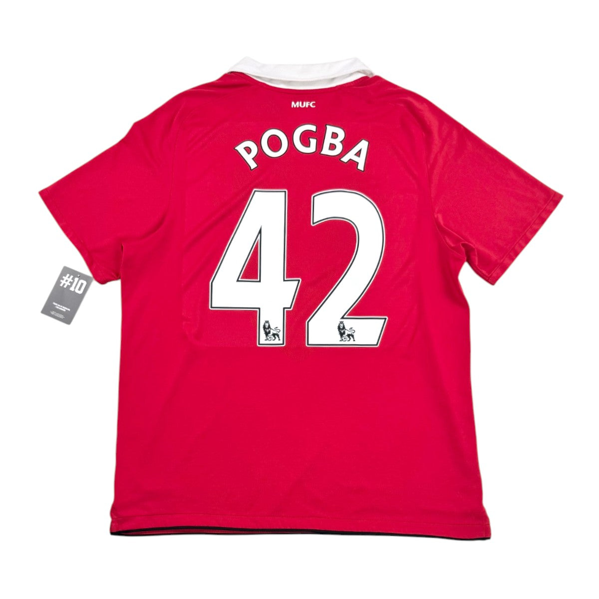 MANCHESTER UNITED 2010/11 HOME SHIRT - #42 POGBA
