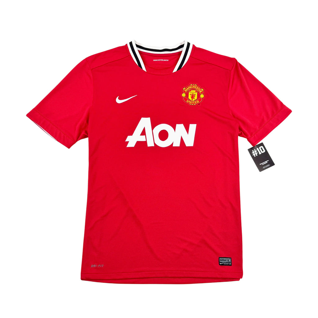 MANCHESTER UNITED 2011/12 HOME SHIRT - #3 EVRA