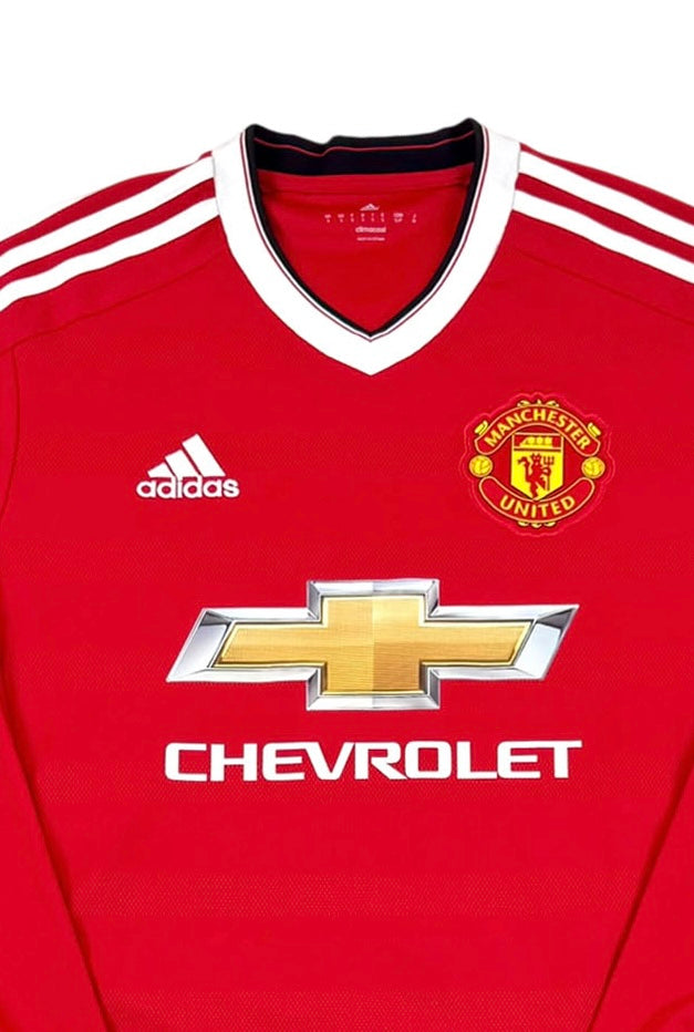 MANCHESTER UNITED 2015 16 HOME SHIRTLS 39 RASHFORD Front Detail