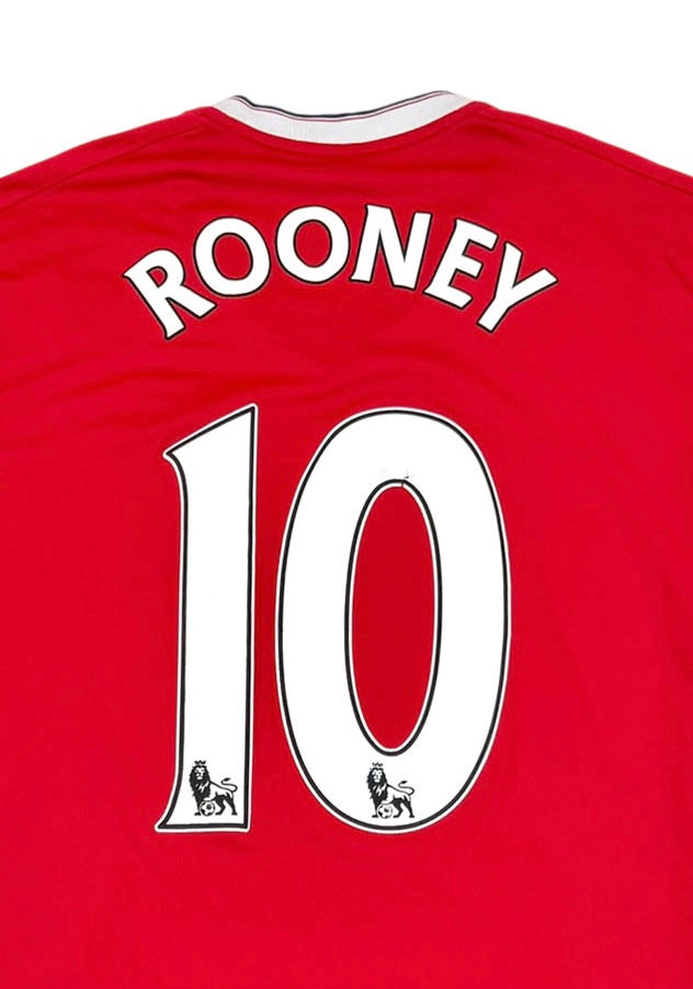 MANCHESTER UNITED 2015 16 HOME SHIRTXL 10 ROONEY Back Detail