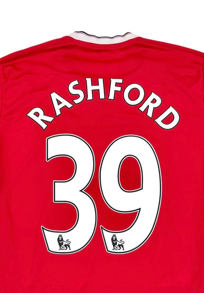 MANCHESTER UNITED 2015 16 HOME SHIRT 39 RASHFORD Bd