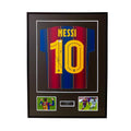 FC BARCELONA 2020/21 HOME SHIRT - #10 MESSI SIGNED & FRAMED, BECKETT COA