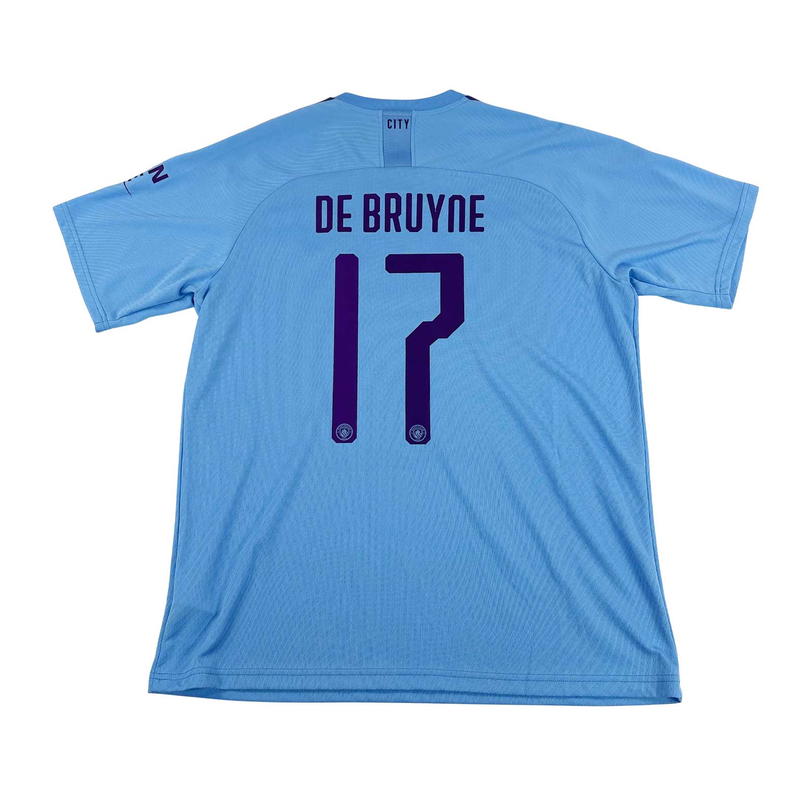 MANCHESTER CITY 2019/20 HOME SHIRT - #17 DE BRUYNE