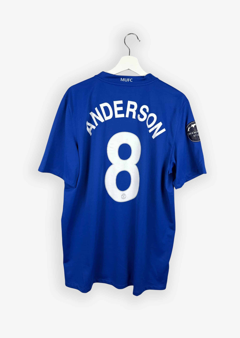 MANCHESTER UNITED 2008/09 THIRD SHIRT - #8 ANDERSON (SIZE L)