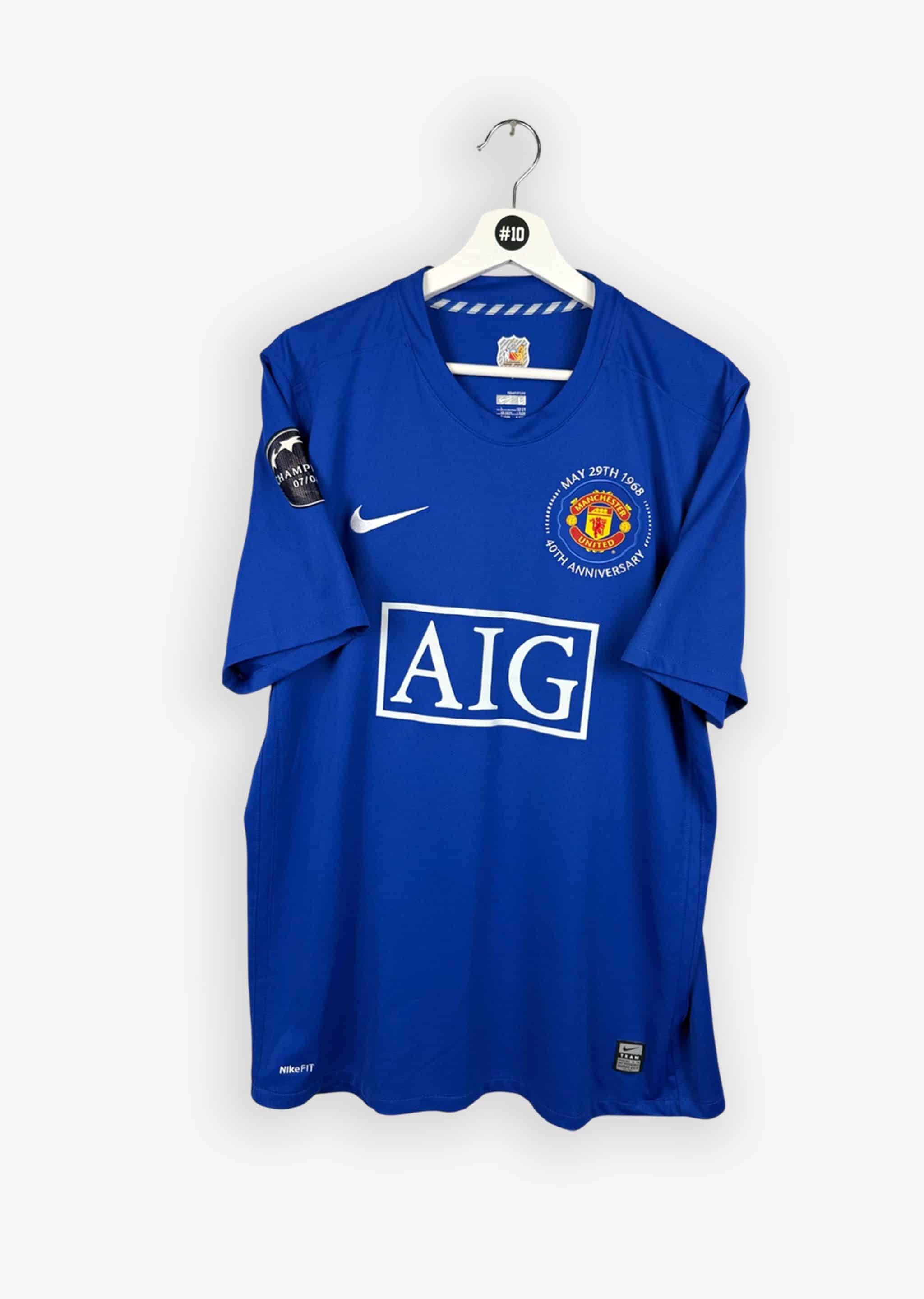 MANCHESTER UNITED 2008/09 THIRD SHIRT - #8 ANDERSON (SIZE L)