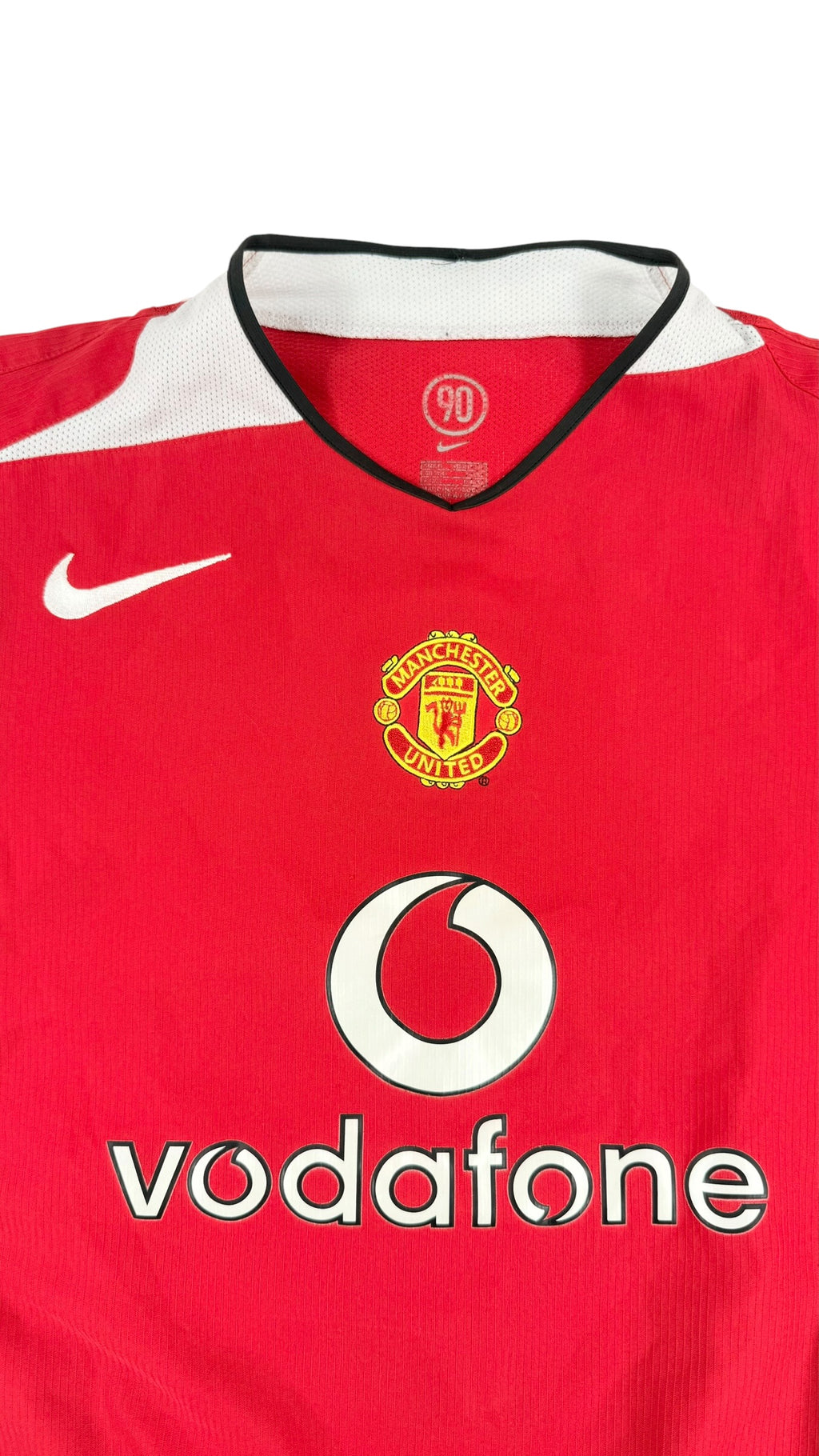 MANCHESTER UNITED 2005/06 HOME SHIRT - #7 RONALDO (SIZE M)