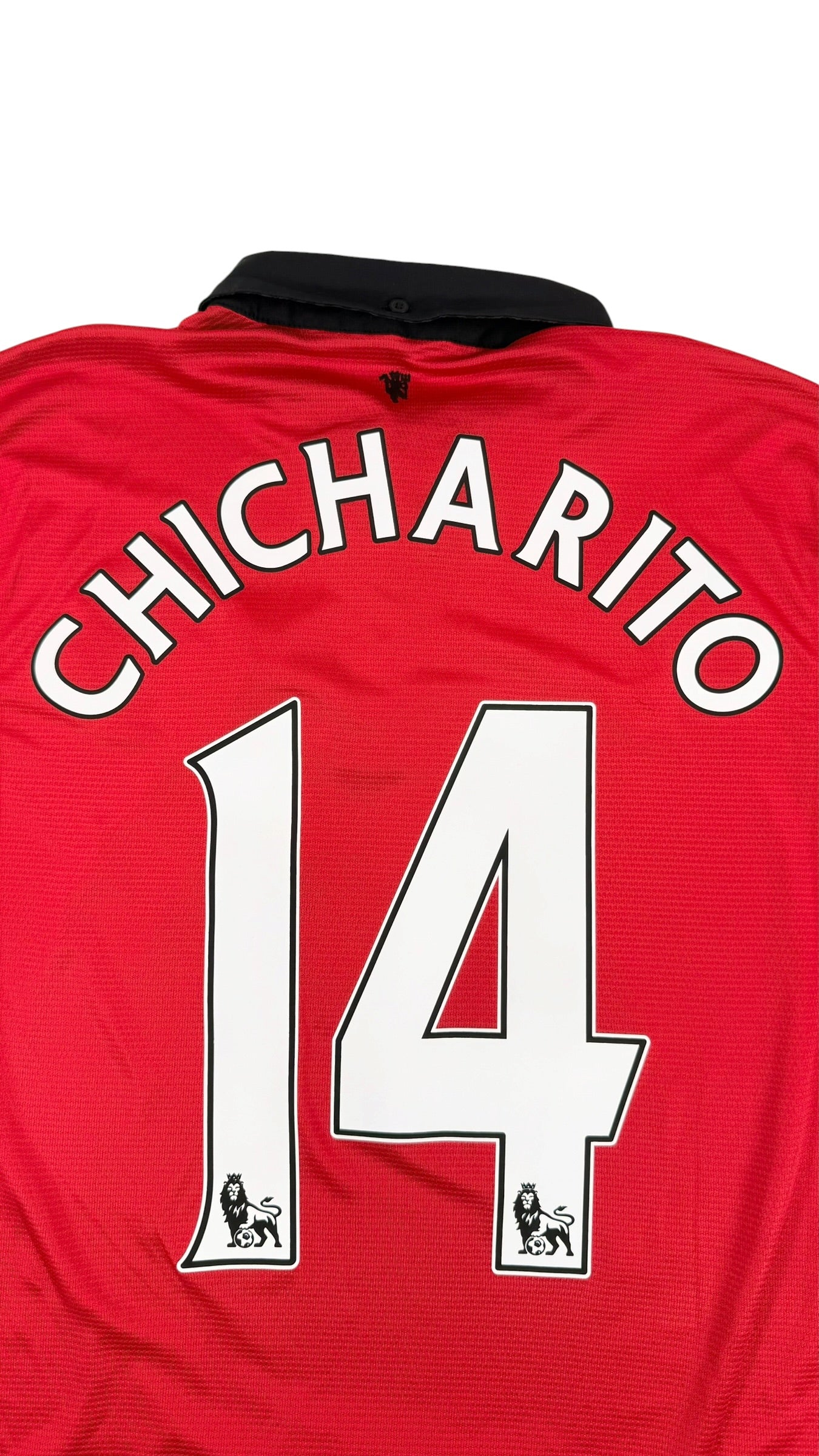 MANCHESTER UNITED 2013/14 HOME SHIRT - #14 CHICHARITO (SIZE M)