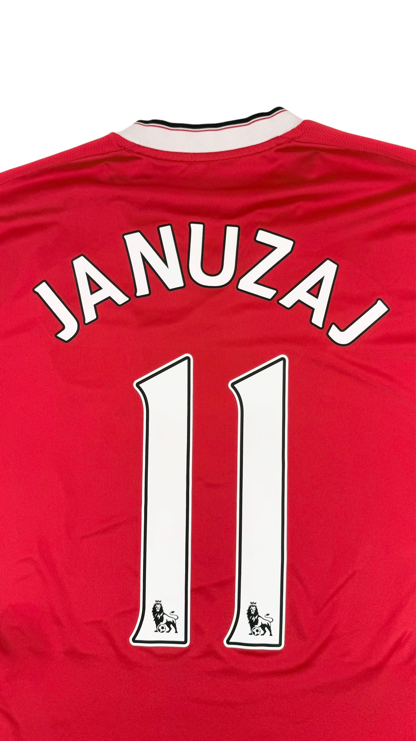 MANCHESTER UNITED 2015/16 HOME SHIRT - #11 JANUZAJ (SIZE L)