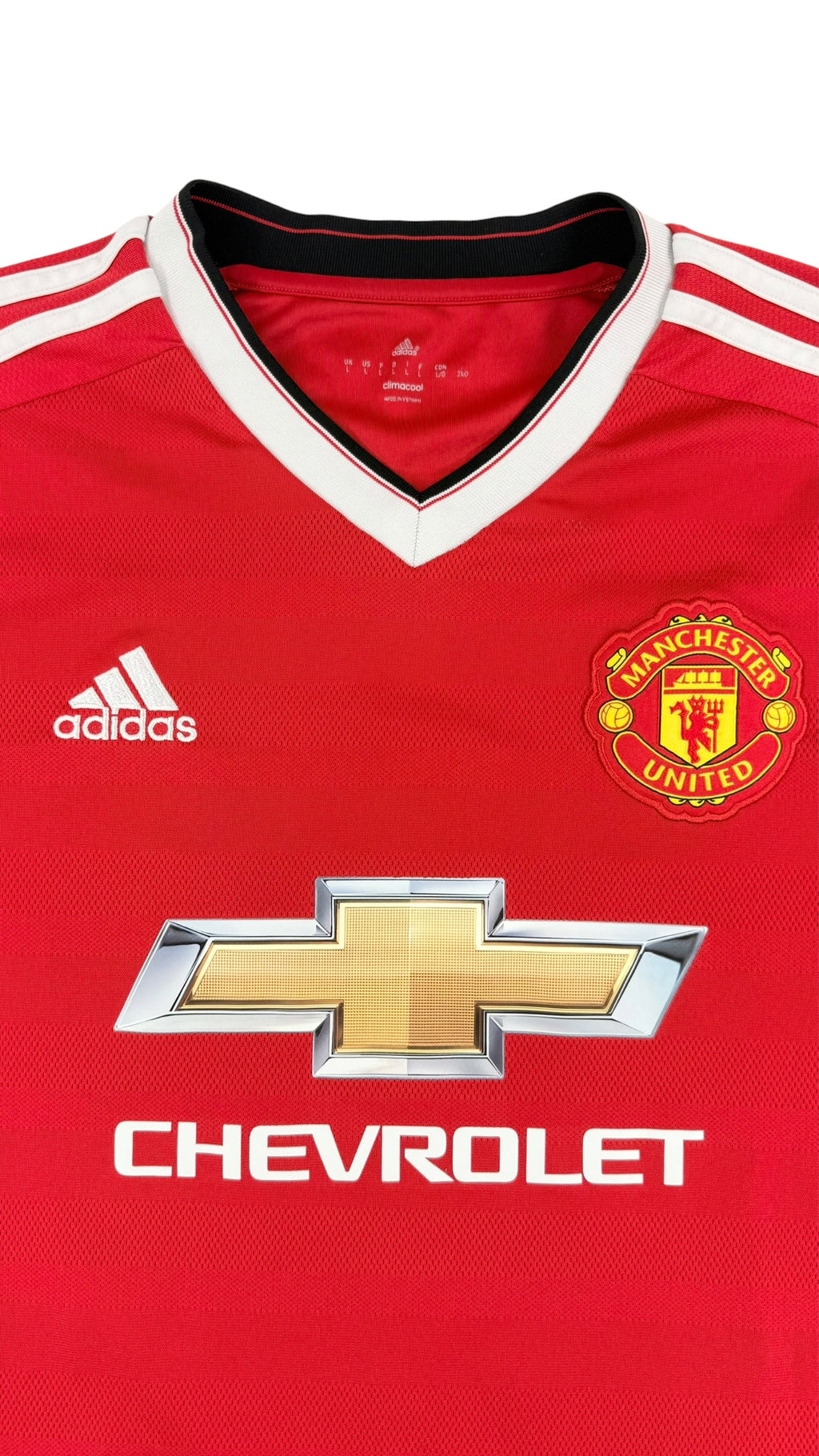 MANCHESTER UNITED 2015/16 HOME SHIRT - #11 JANUZAJ (SIZE L)
