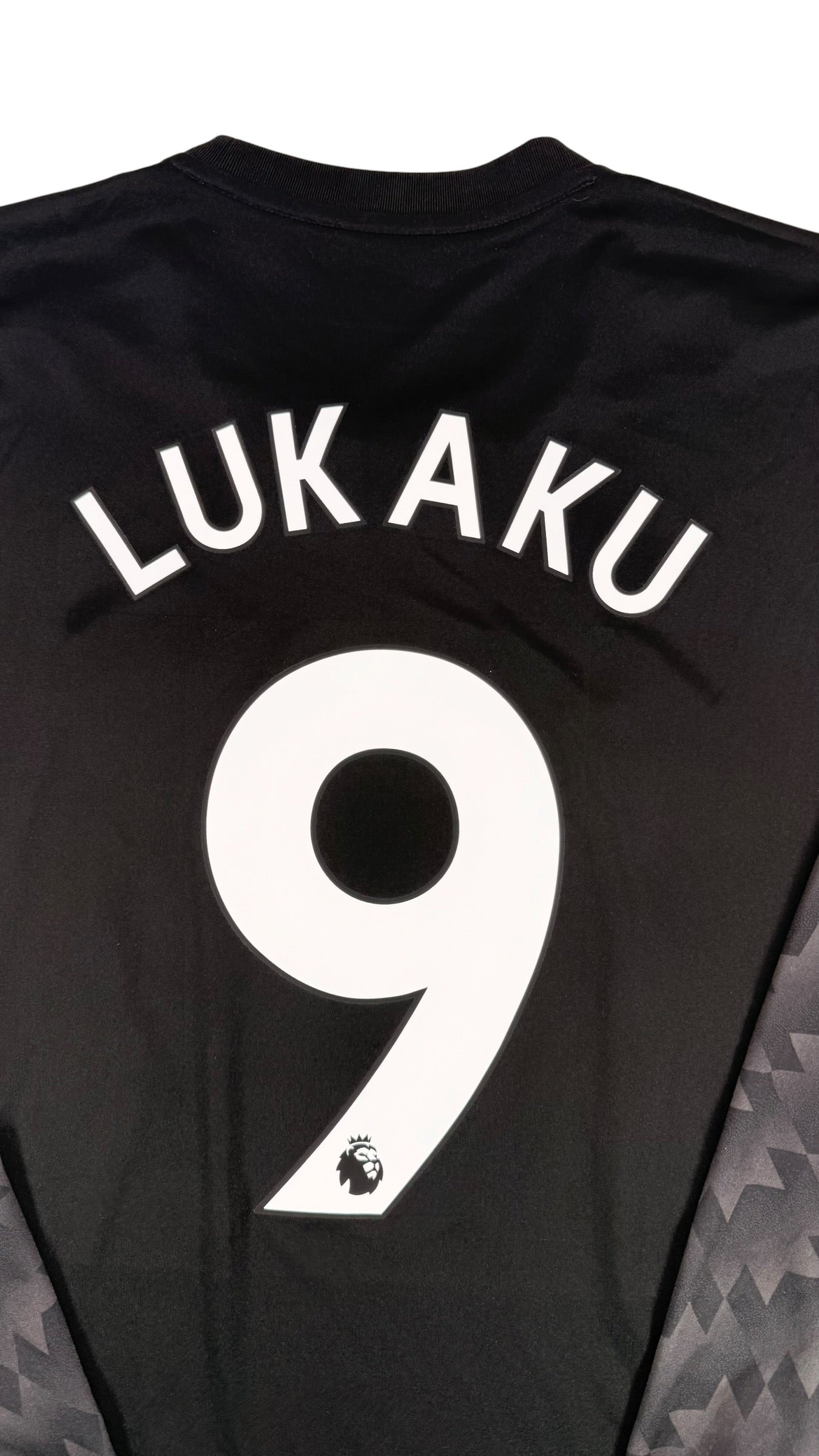 MANCHESTER UNITED 2017/18 AWAY SHIRT L/S - #9 LUKAKU (SIZE XL)
